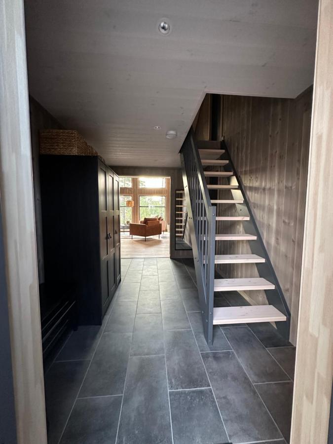 Modern Northern Lights Cabin Drangedal Exterior foto